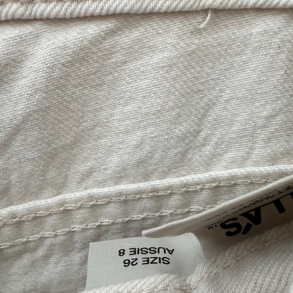 Rolla’s Cream Flare Jeans - Picture 3 of 6